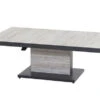 SIENA GARDEN Bellani Lifttisch, Matt Anthrazit/pine Grey, Alu/Keramik, 160x90x50-72 Cm, Stufenlos Verstellbar