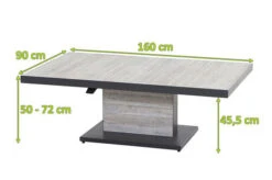 SIENA GARDEN Bellani Lifttisch, Matt Anthrazit/pine Grey, Alu/Keramik, 160x90x50-72 Cm, Stufenlos Verstellbar -MBM Verkäufe 22004 5.jpg