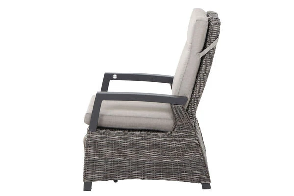 SIENA GARDEN Corido/Bellani Pinie Loungeset, Charcoal/anthrazit/pinie-grau, Alu/Keramik/Gardino®-Geflecht, Lifttisch 160x90 Cm, 6 Relaxsessel 3 SIENA GARDEN Corido/Bellani Pinie Loungeset, Charcoal/anthrazit/pinie-grau, Alu/Keramik/Gardino®-Geflecht, Lifttisch 160x90 Cm, 6 Relaxsessel – Bild 3
