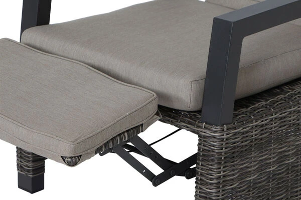 SIENA GARDEN Corido/Bellani Pinie Loungeset, Charcoal/anthrazit/pinie-grau, Alu/Keramik/Gardino®-Geflecht, Lifttisch 160x90 Cm, 6 Relaxsessel 7 SIENA GARDEN Corido/Bellani Pinie Loungeset, Charcoal/anthrazit/pinie-grau, Alu/Keramik/Gardino®-Geflecht, Lifttisch 160x90 Cm, 6 Relaxsessel – Bild 7