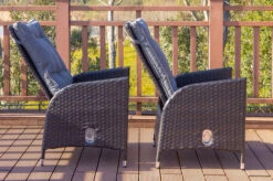 OUTFLEXX 2er Set Dining Sessel, Schwarz, Polyrattan, Je 55 X 65 X 112 Cm, Rücken Stufenlos Verstellbar -MBM Verkäufe 22284 4.jpg