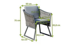 OUTFLEXX Oranger Blossom Sessel, Anthrazit, Aluminium/ XL Geflecht, 60x62x75 Cm , Inkl. Polster -MBM Verkäufe 22300 3.jpg