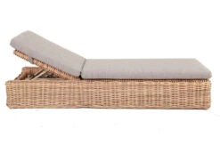 OUTFLEXX Sunlounger, Natur Meliert/sand, Polyrattan, 216x76x47 Cm, Rückenlehne Verstellbar -MBM Verkäufe 22361 3.jpg