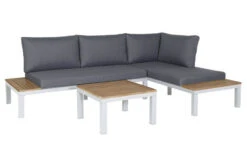 OUTFLEXX Ecklounge, Weiß/anthrazit, Aluminium/Polyester, FSC-Akazie, 4 Personen, Inkl. Polster -MBM Verkäufe 22365 weiss 02.jpg