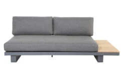 OUTFLEXX Ecklounge, Grau, Alu/Akazie Im Teak Look, 5 Personen, Inkl. Polster In Grau, Tisch 130x95 Cm -MBM Verkäufe 22366 11.jpg