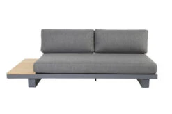 OUTFLEXX Ecklounge, Grau, Alu/Akazie Im Teak Look, 5 Personen, Inkl. Polster In Grau, Tisch 130x95 Cm -MBM Verkäufe 22366 13.jpg