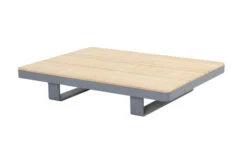 OUTFLEXX Ecklounge, Grau, Alu/Akazie Im Teak Look, 5 Personen, Inkl. Polster In Grau, Tisch 130x95 Cm -MBM Verkäufe 22366 14.jpg