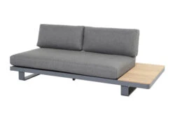 OUTFLEXX Ecklounge, Grau, Alu/Akazie Im Teak Look, 5 Personen, Inkl. Polster In Grau, Tisch 130x95 Cm -MBM Verkäufe 22366 17.jpg