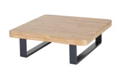 OUTFLEXX Ecklounge, Anthrazit, Geflecht/Akazie, 5 Personen, Inkl. Polster In Anthrazit Und Kaffeetisch 75x75 Cm -MBM Verkäufe 22373 10.jpg