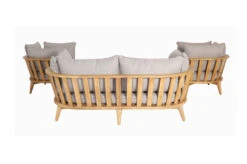 OUTFLEXX Loungeset, Hellgrau, Akazie, Teak-Look, Inkl. Polster, 4 Personen -MBM Verkäufe 22379 15.jpg