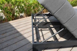 OUTFLEXX Doppelliegen, Anthrazit/sooty, Alu/Sunbrella, 203x143x40/100, Höhenverstellbare Rückenlehne -MBM Verkäufe 22411 6.jpg