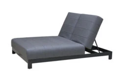 OUTFLEXX Doppelliegen, Anthrazit/flanelle, Alu/Sunbrella, 203x143x40/100, Höhenverstellbare Rückenlehne -MBM Verkäufe 22412 6.jpg