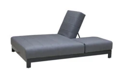 OUTFLEXX Doppelliegen, Anthrazit/flanelle, Alu/Sunbrella, 203x143x40/100, Höhenverstellbare Rückenlehne -MBM Verkäufe 22412 7.jpg