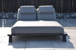 OUTFLEXX Exklusivmodell Blain Doppelliege, Flanelle, Alu/Sunbrella, 222 X 144 X 38 Cm, Inkl. Verstellbarer Rückenlehne -MBM Verkäufe 22851 4.jpg