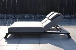 OUTFLEXX Exklusivmodell Blain Doppelliege, Flanelle, Alu/Sunbrella, 222 X 144 X 38 Cm, Inkl. Verstellbarer Rückenlehne -MBM Verkäufe 22851 5.jpg