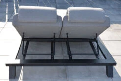 OUTFLEXX Exklusivmodell Blain Doppelliege, Flanelle, Alu/Sunbrella, 222 X 144 X 38 Cm, Inkl. Verstellbarer Rückenlehne -MBM Verkäufe 22851 6.jpg