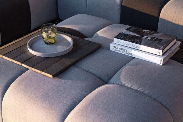 OUTFLEXX Sam Corner Loungeset,sooty/lead Chine, Alu/Sunbrella, 5-6 Personen, Exkl. Tische 4 OUTFLEXX Sam Corner Loungeset,sooty/lead Chine, Alu/Sunbrella, 5-6 Personen, Exkl. Tische – Bild 4