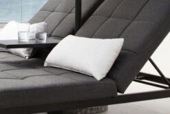 OUTFLEXX Twin Doppelliege, Sooty/marble, Alu/Sunbrella, 196 X 161 X 34 Cm, Rückenlehne Verstellbar, Inkl. Beistelltisch Und 1x Rückenkissen -MBM Verkäufe 23469 04.jpg