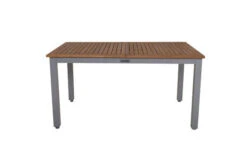 VILLANA Ausziehtisch, FSC-Akazienholz / Aluminium, Silber,150/200 X 90 X 74 Cm -MBM Verkäufe 2 16456.jpg