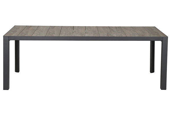 SIENA GARDEN Silva Diningtisch, Anthrazit/washed Grey, Alu/Keramik, 220x100cm 2 SIENA GARDEN Silva Diningtisch, Anthrazit/washed Grey, Alu/Keramik, 220x100cm – Bild 2