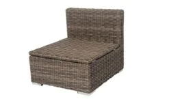 OUTFLEXX Mittelelement, Grau, Polyrattan, 70 X 82 X 70 Cm, Verstellbare Sitzfläche, Wasserfeste Kissenbox -MBM Verkäufe 2 18362 3 BOX.jpg