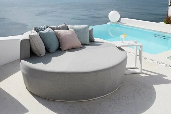 OUTFLEXX Beistelltisch, Weiß, Aluminium, 48 X 32 X 53 Cm, U-Form 2 OUTFLEXX Beistelltisch, Weiß, Aluminium, 48 X 32 X 53 Cm, U-Form – Bild 2