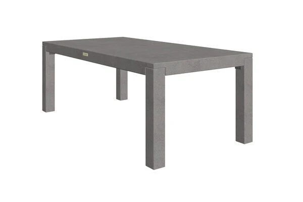 OUTFLEXXEsstisch, Grau, Faserzement, 180 X 90 X 76 Cm, 6 Personen, Witterungsbeständig, Rechteckig 2 OUTFLEXXEsstisch, Grau, Faserzement, 180 X 90 X 76 Cm, 6 Personen, Witterungsbeständig, Rechteckig – Bild 2