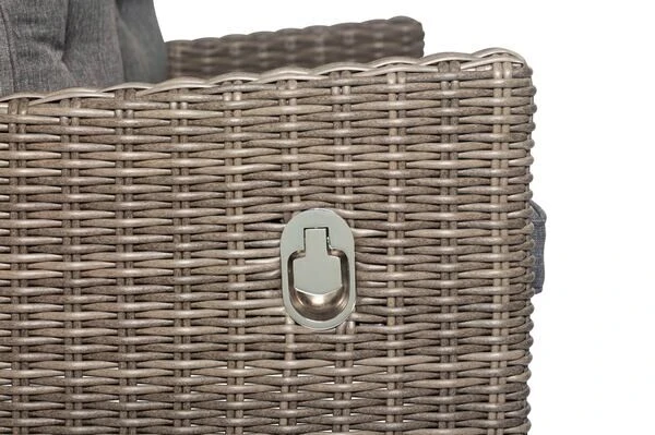 OUTFLEXX Dining Sessel, Grau, Polyrattan, 74 X 83 X 110 Cm, Rückenlehne Stufenlos Verstellbar 2 OUTFLEXX Dining Sessel, Grau, Polyrattan, 74 X 83 X 110 Cm, Rückenlehne Stufenlos Verstellbar – Bild 2