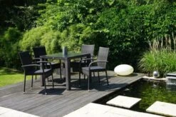 Ploß Rocking Basic Stapelstuhl, Grau/braun-meliert, Polyrattan, 56 X 64 X 92 Cm, Inkl. Polster -MBM Verkäufe 2 20148.jpg