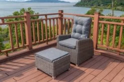 OUTFLEXX Hocker, Grau, Polyrattan, 54 X 63 X 41 Cm, Inkl. Polster -MBM Verkäufe 2 20657.jpg