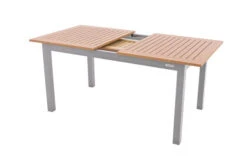 DOPPLER Expert Esstisch, Silber/Holzoptik, Aluminium, 150-210x90 Cm, Ausziehbar -MBM Verkäufe 2 20899.jpg