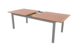 DOPPLER Expert Esstisch, Silber/Holzoptik, Aluminium, 220-280x100 Cm, Ausziehbar -MBM Verkäufe 2 20900.jpg