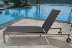 OUTFLEXX Rollliege, Schwarz, Edelstahl/Textilene, Verstellbare Rückenlehne, 212x71x36cm 11 OUTFLEXX Rollliege, Schwarz, Edelstahl/Textilene, Verstellbare Rückenlehne, 212x71x36cm -MBM Verkäufe 2 7100 1.jpg