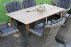 Ploß Loungetisch Wellington, Natur, Premium SLVK-Teakholz, 160 X 90 X 75 Cm