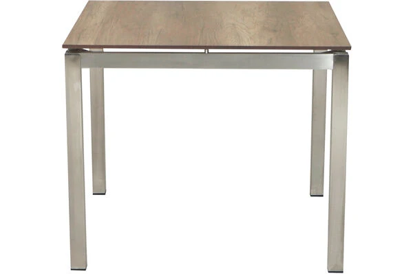 Ploß Esstisch Hudson, Silber/grau, Edelstahl/HPL, 90 X 90 Cm 4 Ploß Esstisch Hudson, Silber/grau, Edelstahl/HPL, 90 X 90 Cm – Bild 4