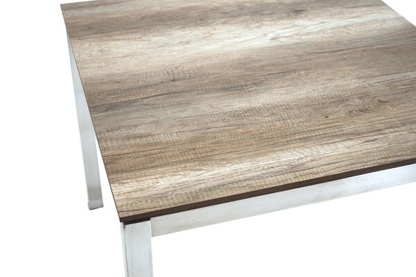 Ploß Esstisch Hudson, Silber/grau, Edelstahl/HPL, 90 X 90 Cm 6 Ploß Esstisch Hudson, Silber/grau, Edelstahl/HPL, 90 X 90 Cm – Bild 6