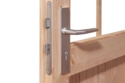 KARIBU Gartenhaus Kastorf 7, Terragrau, Fichtenholz 28mm, 702 X 244 X 222 Cm, Flachdach, Anbau 3,2m Mit Rückwand -MBM Verkäufe 30468 4 03.jpg