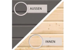 KARIBU Gartenhaus Kastorf6 , Terragrau, Fichtenholz 28mm, 612 X 274 X 222 Cm, Flachdach, Anbau 3,2m Mit Rück- Und Seitenwand -MBM Verkäufe 30469 2 04.jpg