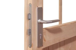 KARIBU Gartenhaus Kastorf 7, Terragrau, Fichtenholz 28mm, 702 X 244 X 222 Cm, Flachdach, Anbau 3,2m Mit Rück- Und Seitenwand -MBM Verkäufe 30469 4 03.jpg