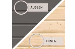 KARIBU Gartenhaus Theres 3, Terragrau, Fichtenholz 28mm, 528 X 240 X 242 Cm, Satteldach, Inkl. Dachausbauelement -MBM Verkäufe 30471 2 04.jpg