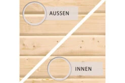 KARIBU Gartenhaus Radeburg 1, Naturbelassen, Fichtenholz 40mm, 664 X 309 X 229,5 Cm, Pultdach, Anbau 3,3m Mit Rückwand -MBM Verkäufe 30475 1 04.jpg