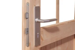 KARIBU Gartenhaus Radeburg 3, Naturbelassen, Fichtenholz 40mm, 406 X 369 X 229,5 Cm, Pultdach, Inkl. 2 Drehkippfenster -MBM Verkäufe 30476 3 03.jpg