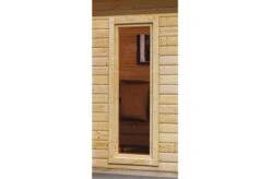 KARIBU Gartenhaus Radeburg 3, Naturbelassen, Fichtenholz 40mm, 406 X 369 X 229,5 Cm, Pultdach, Inkl. 2 Drehkippfenster -MBM Verkäufe 30476 3 04.jpg