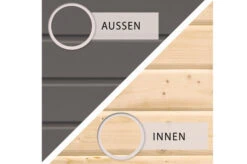 KARIBU Gartenhaus Radeburg 2, Terragrau, Fichtenholz 40mm, 724 X 309 X 229,5 Cm, Pultdach, Anbau 3,3m -MBM Verkäufe 30477 2 04.jpg