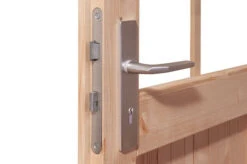 KARIBU Gartenhaus Radeburg 2, Naturbelassen, Fichtenholz 40mm, 724 X 309 X 229,5 Cm, Pultdach, Anbau 3,3m Mit Rückwand -MBM Verkäufe 30478 1 04.jpg