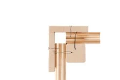 KARIBU Gartenhaus Radeburg 3, Naturbelassen, Fichtenholz 40mm, 724 X 369 X 229,5 Cm, Pultdach, Anbau 3,3m -MBM Verkäufe 30479 1 12.jpg