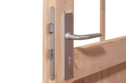 KARIBU Gartenhaus Radeburg 3, Terragrau, Fichtenholz 40mm, 724 X 369 X 229,5 Cm, Pultdach, Anbau 3,3m -MBM Verkäufe 30479 2 04.jpg