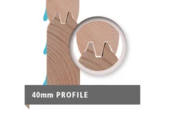 KARIBU Gartenhaus Radeburg 3, Terragrau, Fichtenholz 40mm, 724 X 369 X 229,5 Cm, Pultdach, Anbau 3,3m -MBM Verkäufe 30479 2 07.jpg