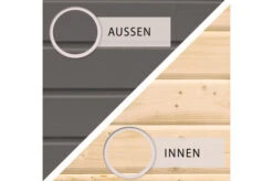 KARIBU Gartenhaus Askola 3,5, Terragrau, Fichtenholz 19mm, 491 X 246 X 211 Cm, Flachdach, Anbau 2,4m -MBM Verkäufe 30536 1 04.jpg