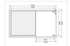 KARIBU Gartenhaus Askola 6, Terragrau, Fichtenholz 19mm, 334 X 306 X 216 Cm, Flachdach, Anbau 2,4m Mit Rückwand -MBM Verkäufe 30537 12 06.jpg